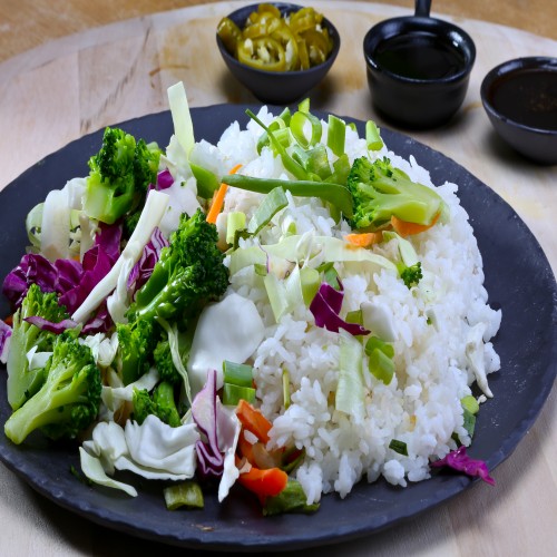 أرز ترياكي الخضروات