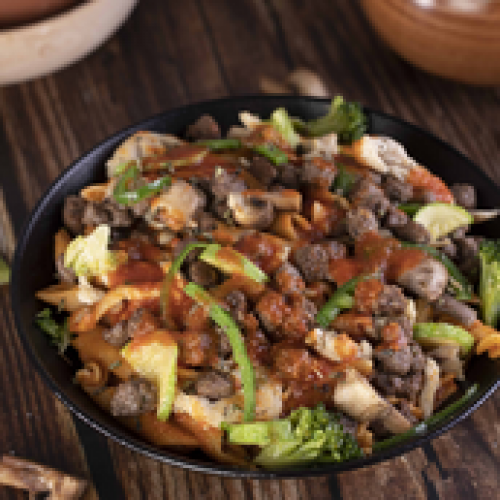 مكرونة دجاج لحم مكرونة دجاج لحم