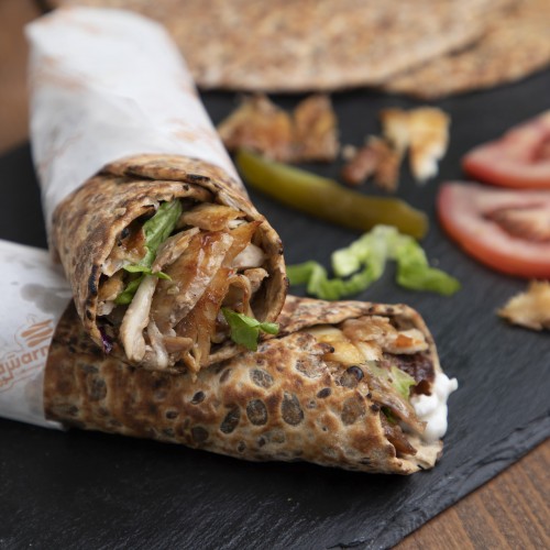 خبز بروتين شاورما دجاج خبز بروتين شاورما دجاج
