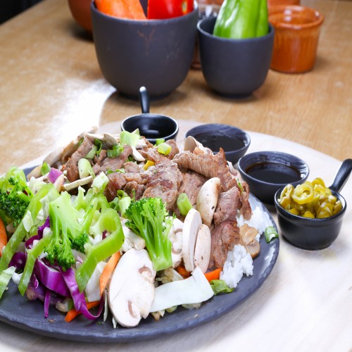 أرز ترياكي بيف أرز ترياكي بيف